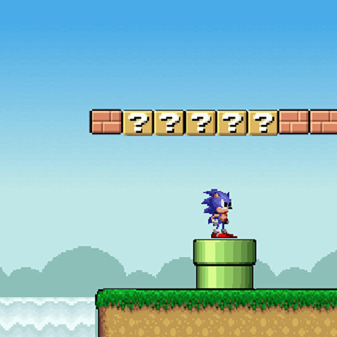 Sonic Lost In Mario World