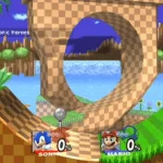 Sonic vs Mario Super Smash Bros Brawl